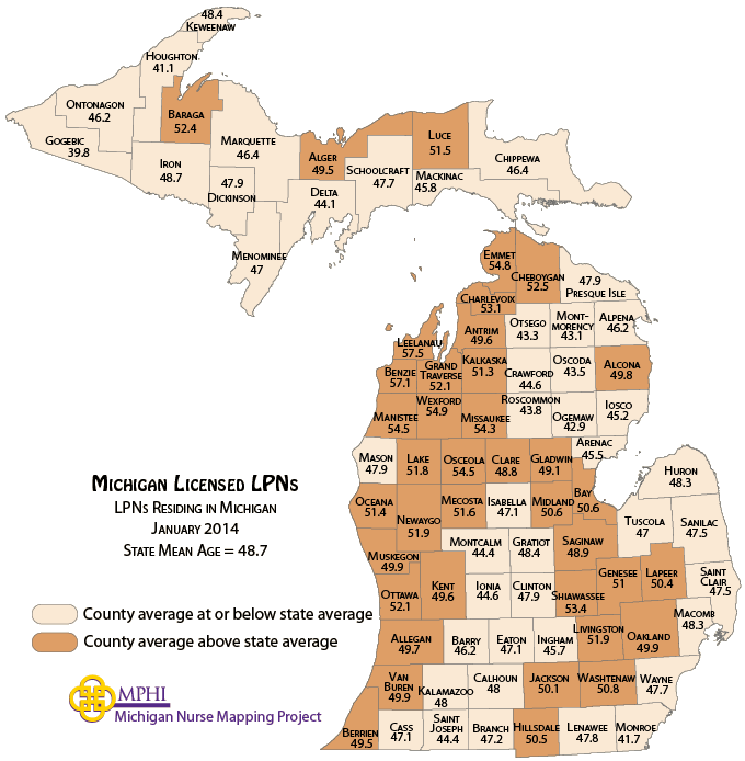 LPNs mean age map